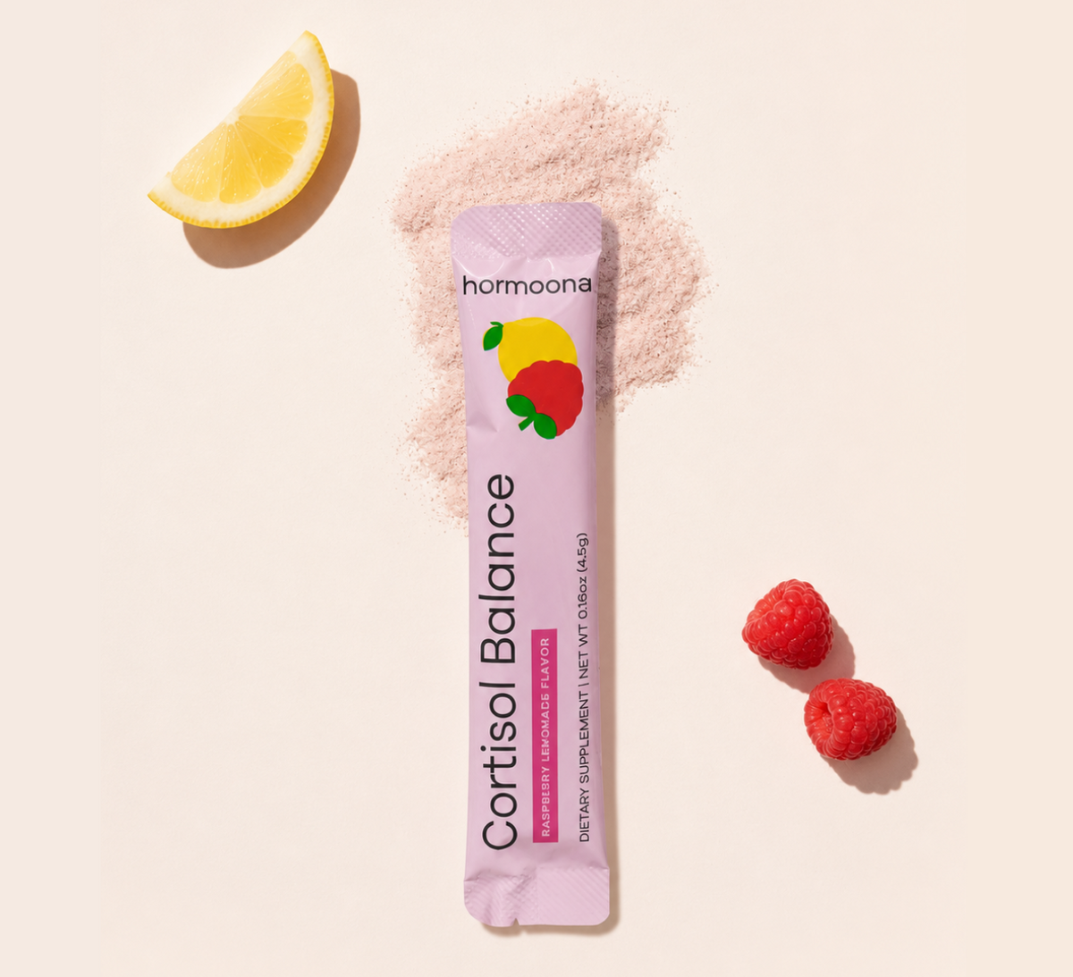 Sachet Cortisol Balance saveur limonade framboise